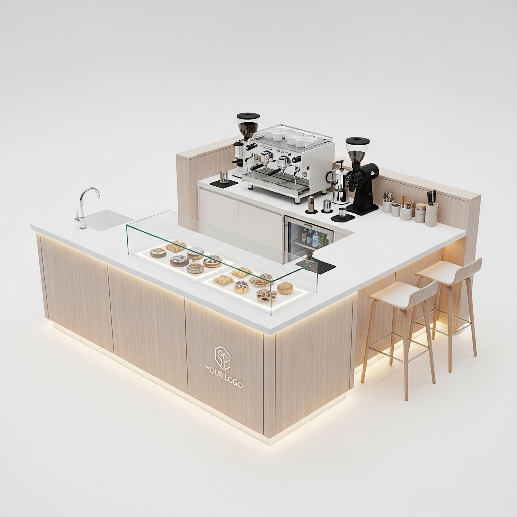 Coffee Kiosk - Japandi Ash