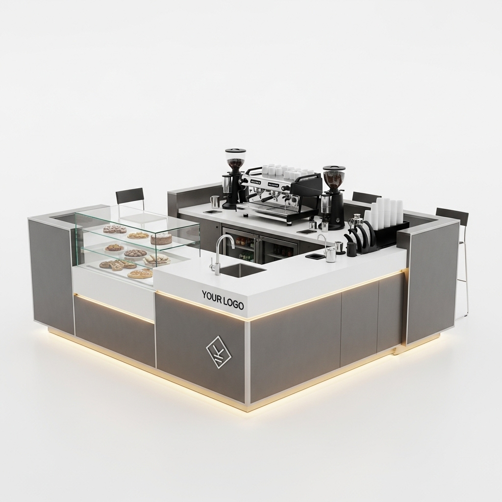 Coffee Kiosk - Steel Grey Urban