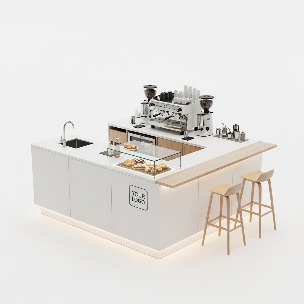 Coffee Kiosk - Natural Scandinavian