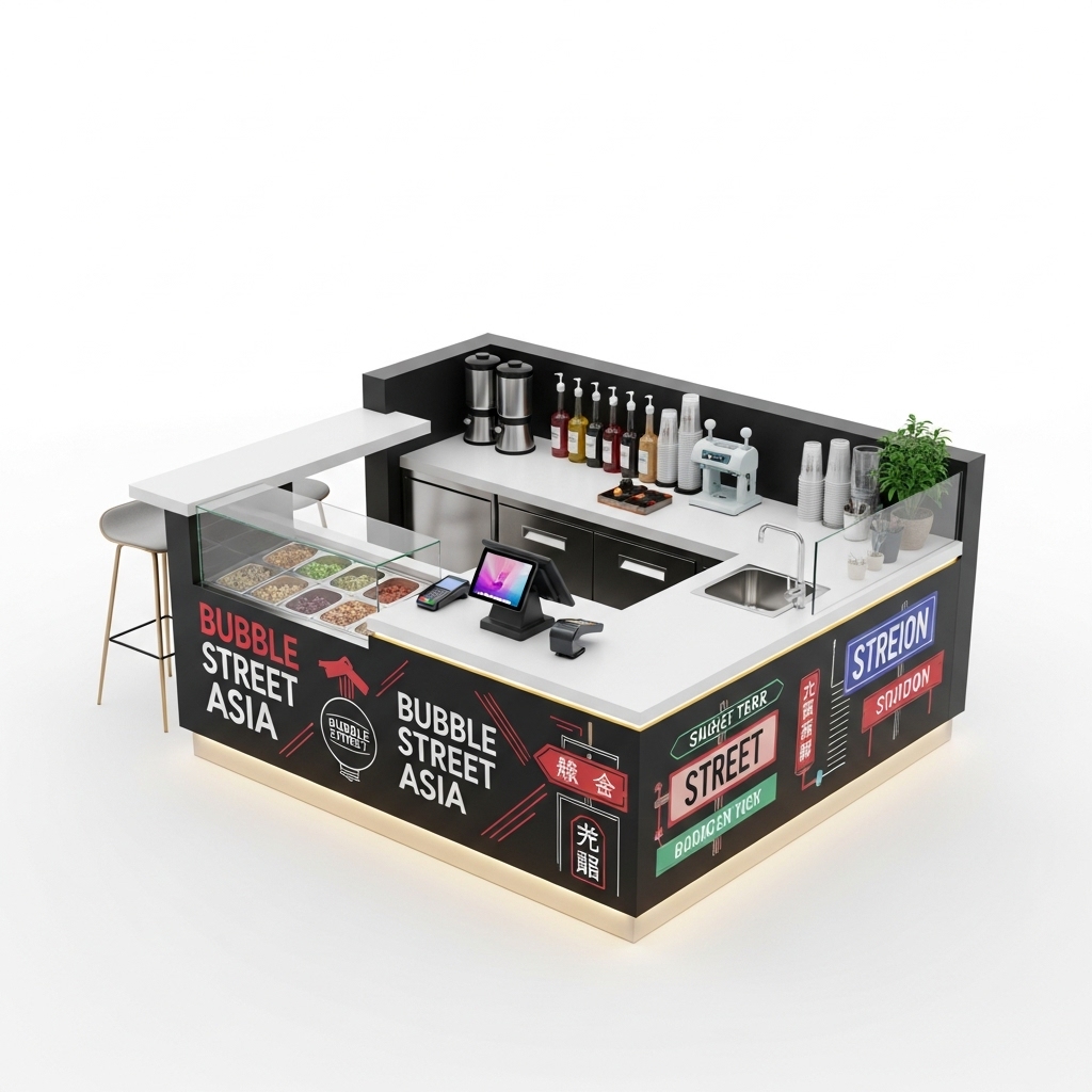 Bubble Tea Kiosk - Bubble Street Asia