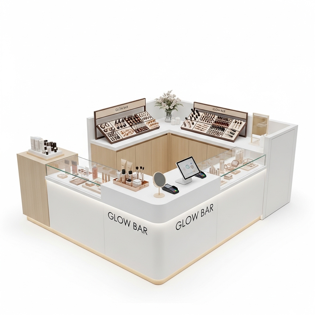Cosmetic Retail Kiosks - Glow Bar