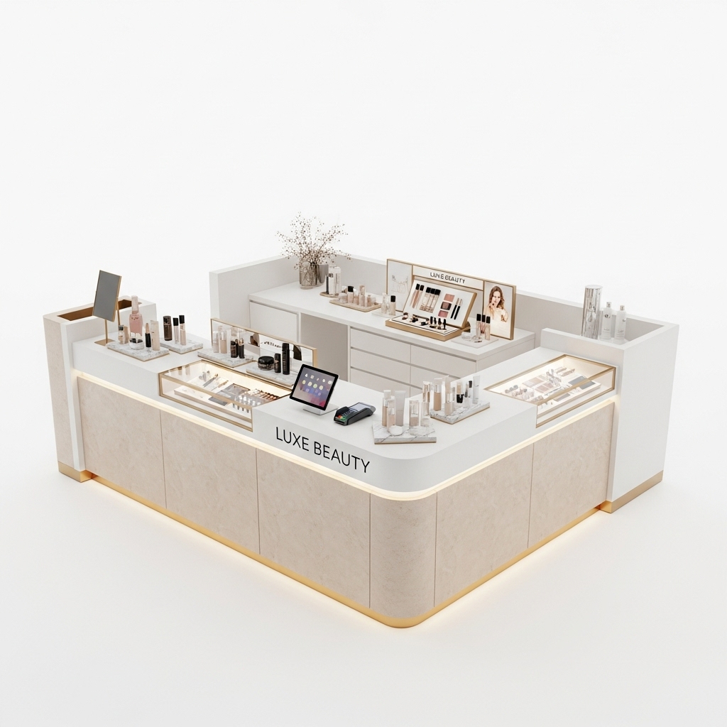 Cosmetic Retail Kiosks - Luxe Beauty
