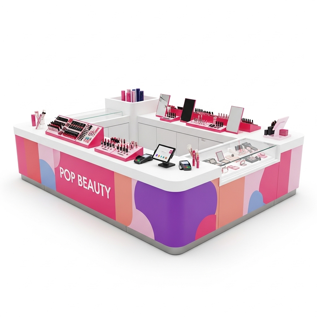 Cosmetic Retail Kiosks - Pop Beauty