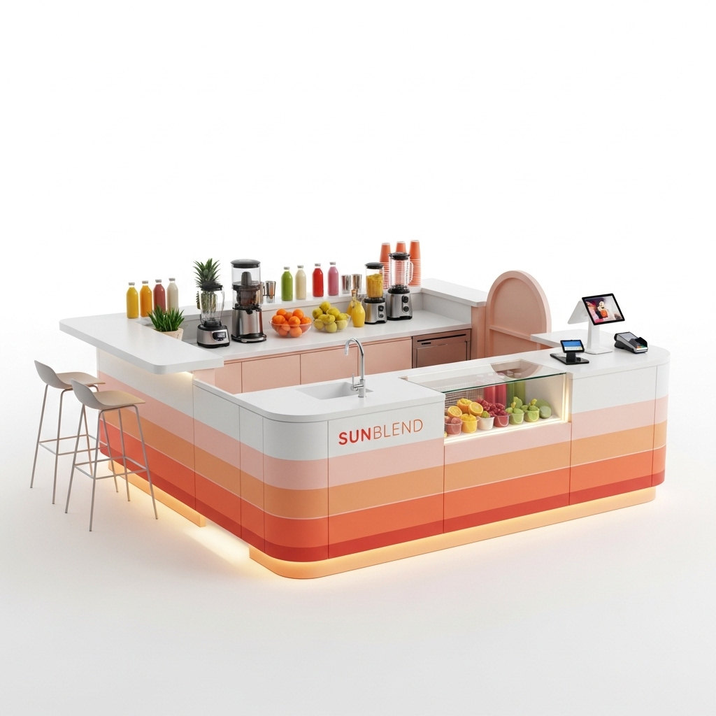 Juice & Smoothie Kiosks - Sunblend
