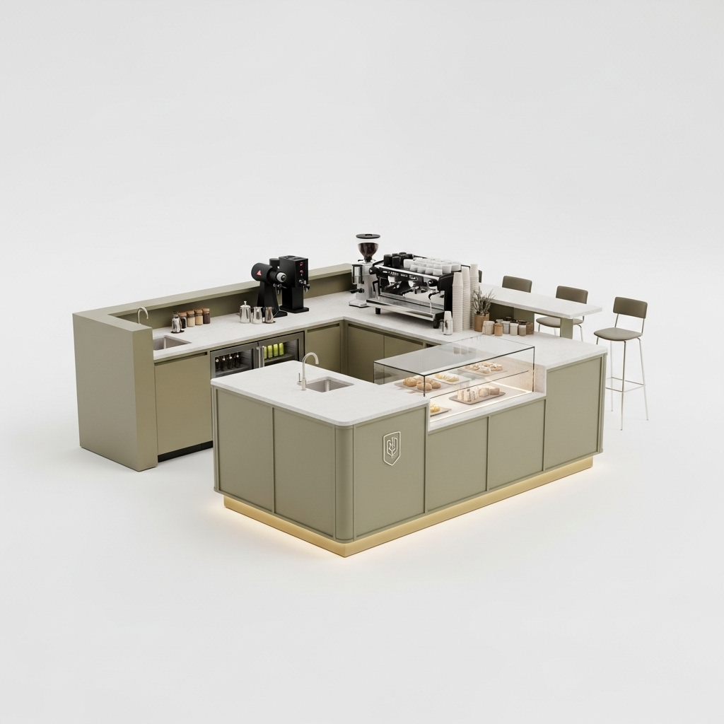 Coffee Kiosk - Olive & Stone